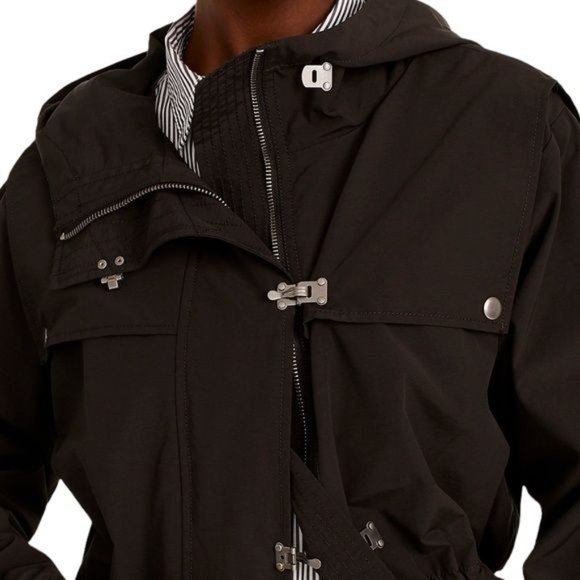 J. Crew Lightweight Utility Jacket in Black Size Medium NWT - Picture 3 of 13